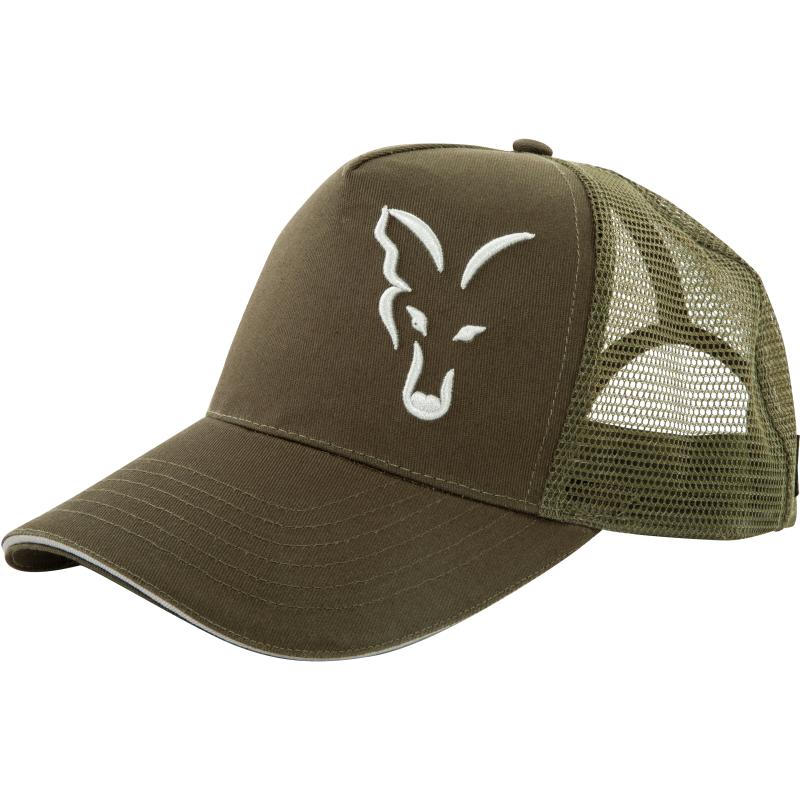 Fox green silver trucker cap