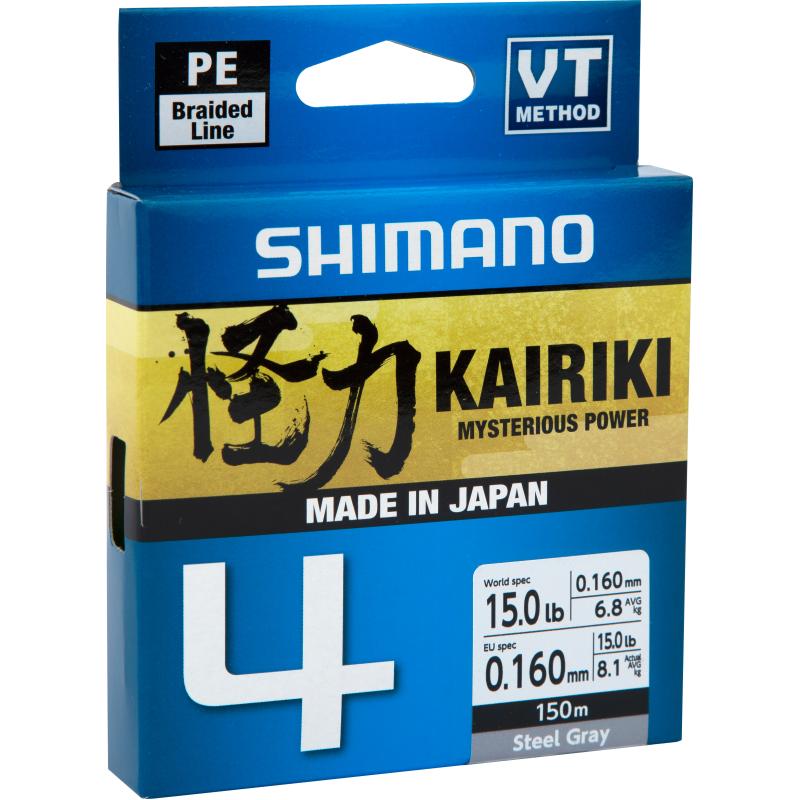 Shimano Kairiki 4 300M Steel Gray 0,160mm/8,1Kg