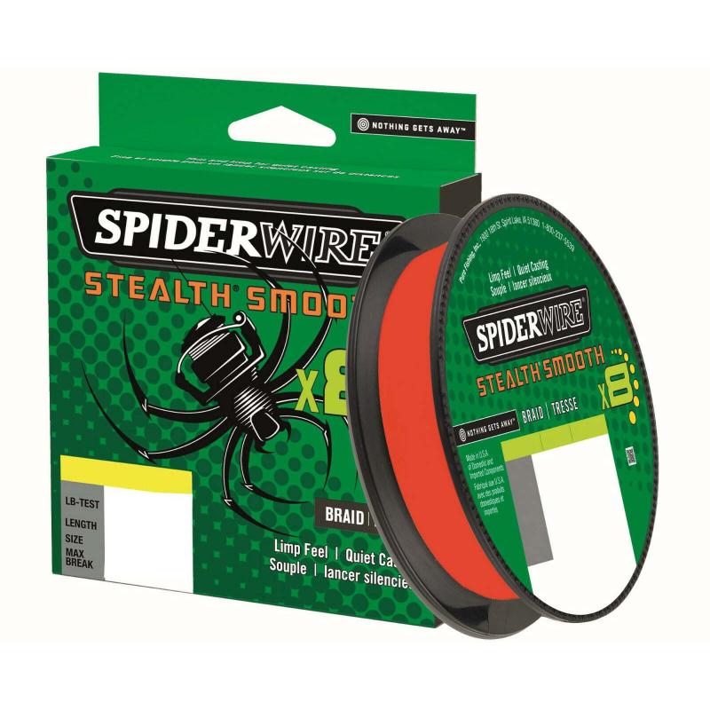 Spiderwire Stealth Smooth8 0.15mm 150M 16.5K code red