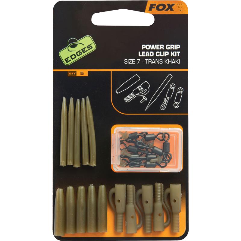 FOX Edges Surefit Lead Clip Kit x 5 pc
