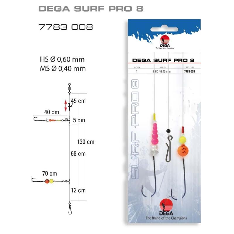 DEGA Brandungsvorfach DEGA-SURF Pro 8