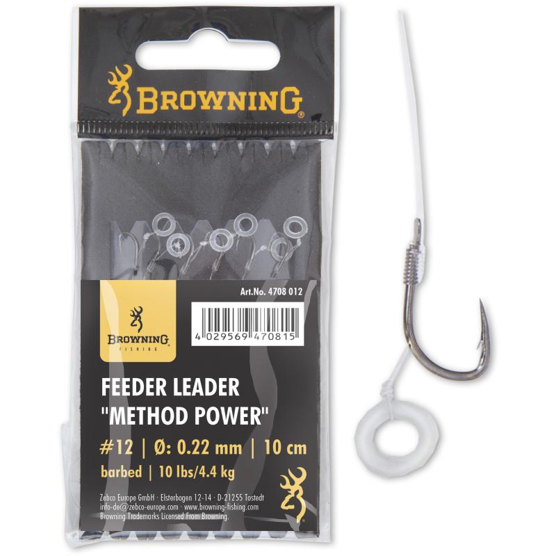 Browning #10 Feeder Leader Method Power Pellet Band bronze 0,25mm