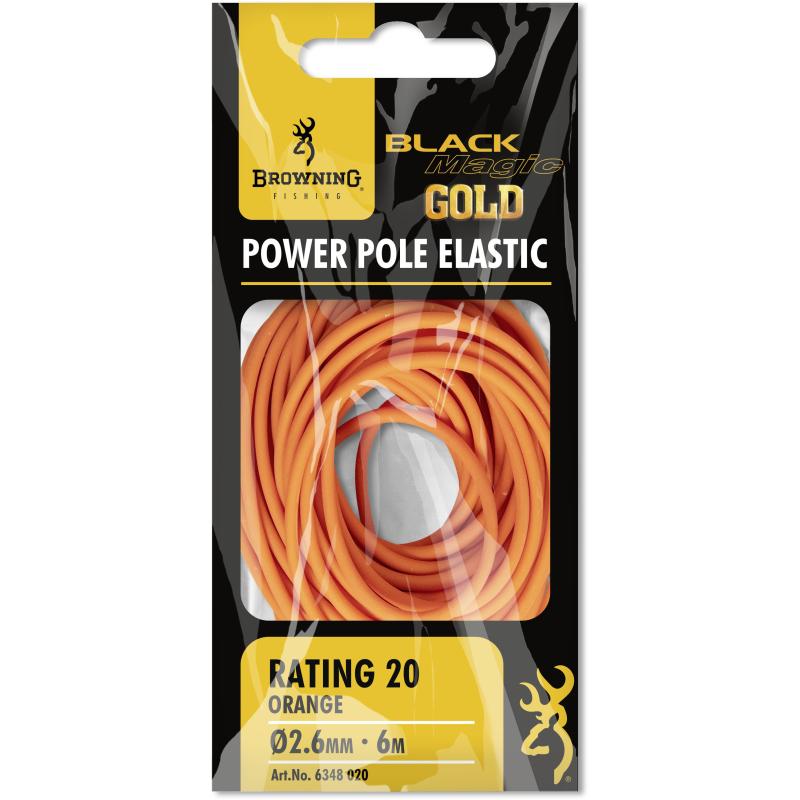 Browning Black Magic® 6,00m Gold Power Elastic orange Ø2,6mm