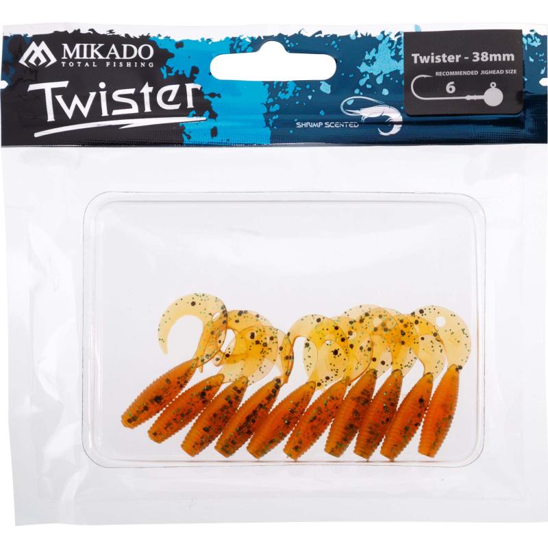Mikado Twister 38mm/ Orange Pepper .