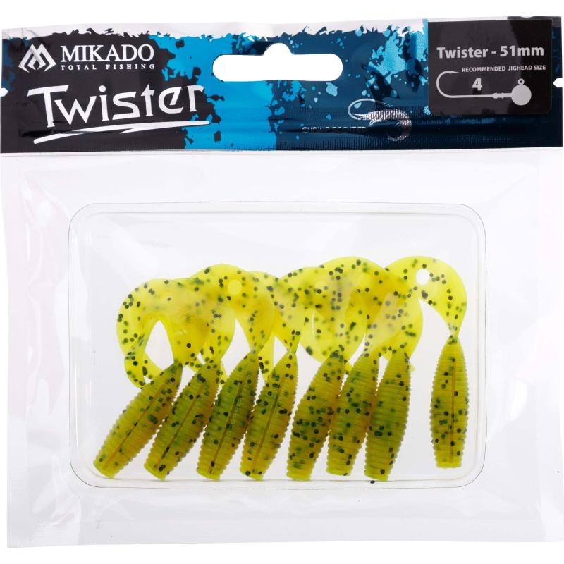 Mikado Twister 51mm/ Chartreuse Pepper .