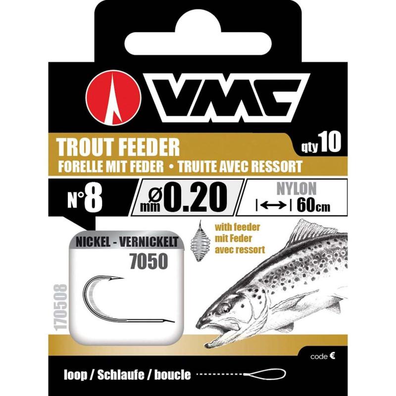 VMC Trout With Feeder 60cm Nylon 0.25 H6