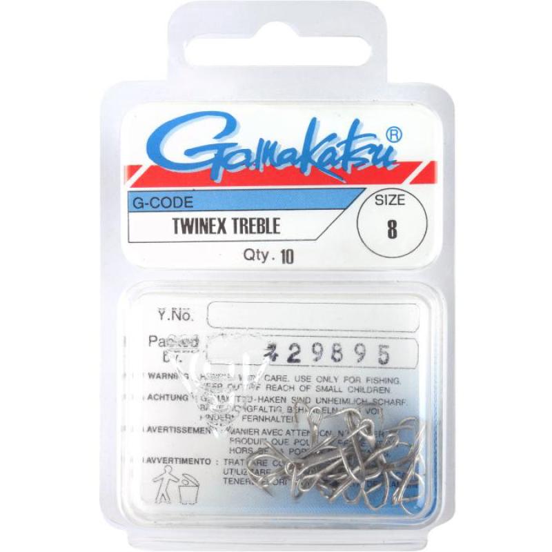 Gamakatsu Hook Treble Twinex Gr.8