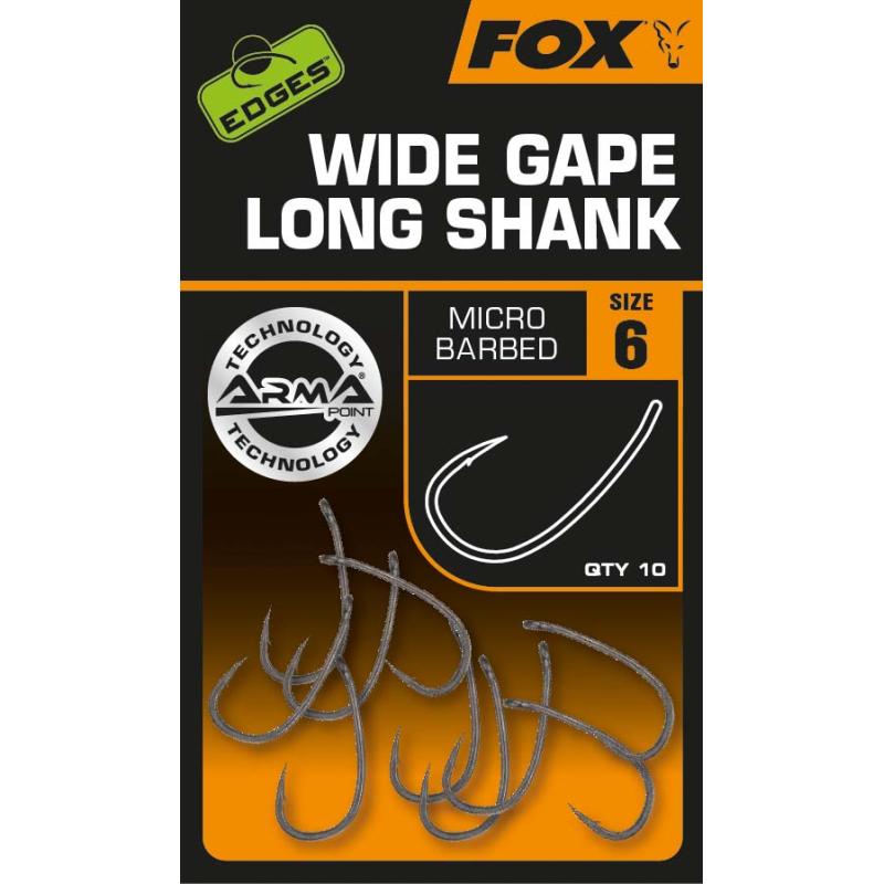 FOX Edges Armapoint Super Wide Gape Long shank - Size 5