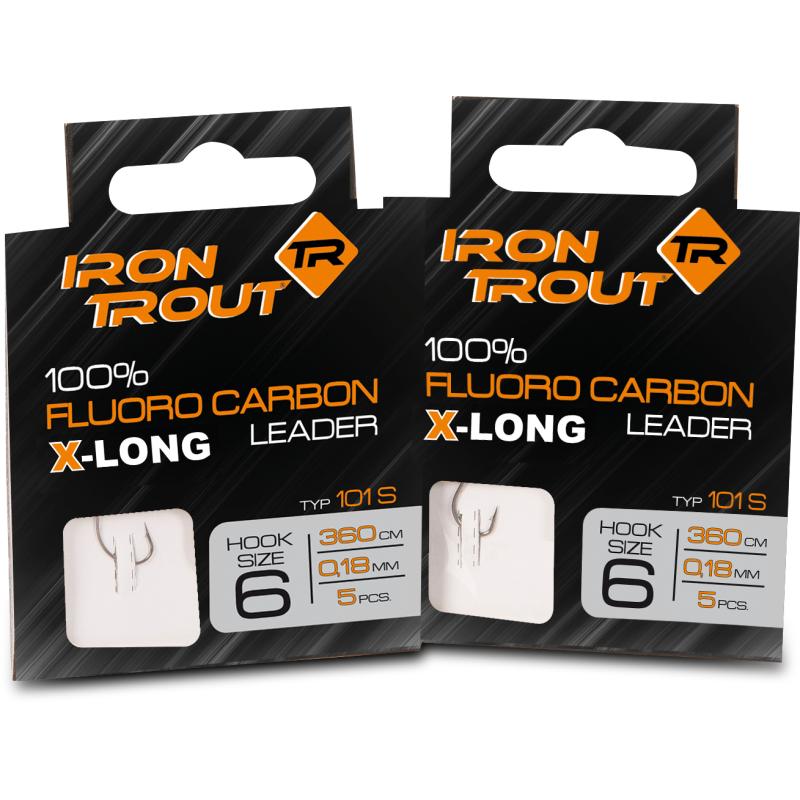Iron Trout X-long FC Leader 101S 4/0,20mm/360cm
