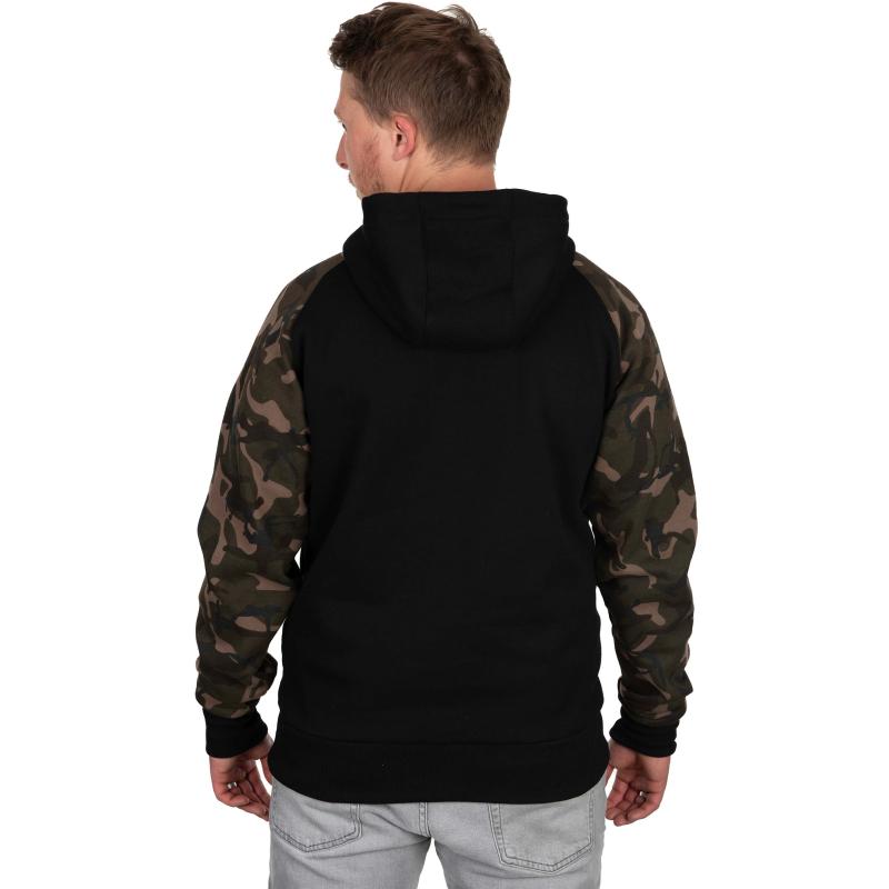 FOX Fox Black / Camo Raglan hoodie - S