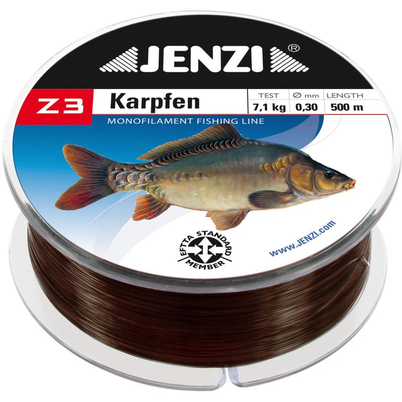 JENZI Z3 Line Karpfen mit Fischbild 0,35mm 500m