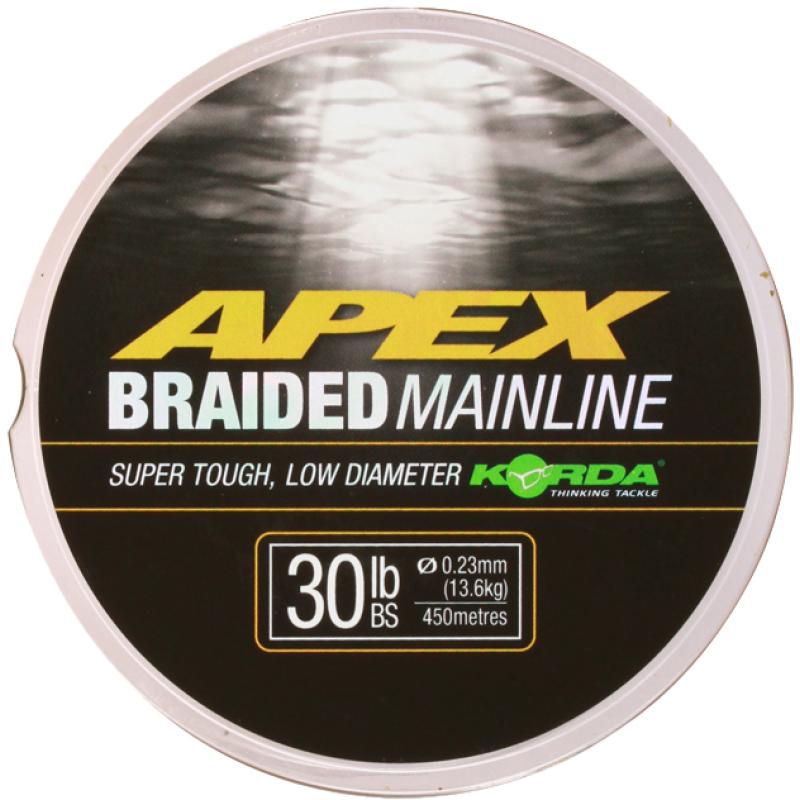 Korda Apex braided Mainline 0,23mm/30lb 450 m