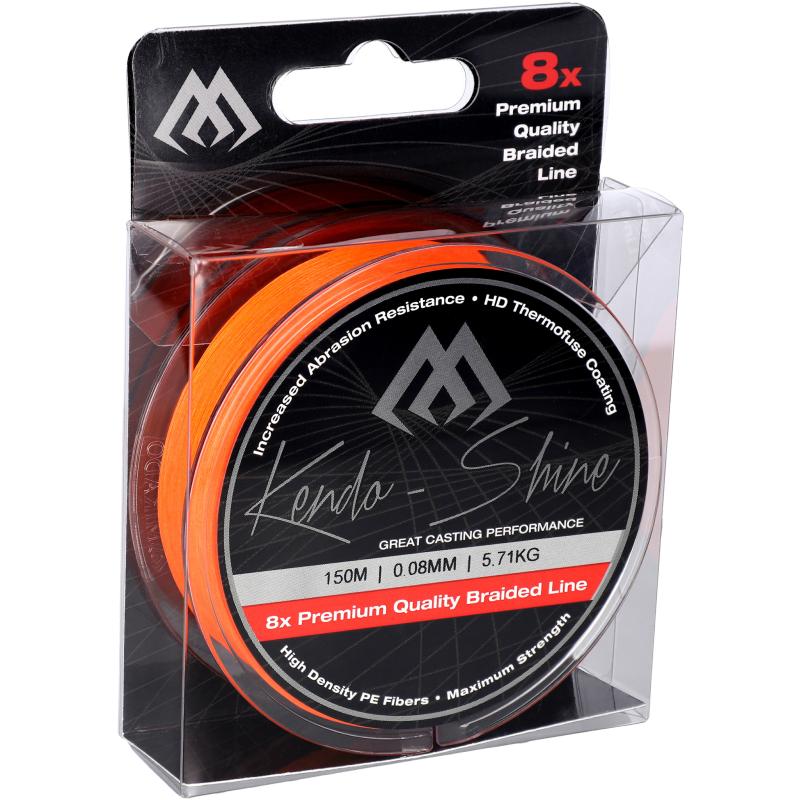 Mikado Kendo Shine - 0.10mm/8.23Kg/150M - Fluo Orange