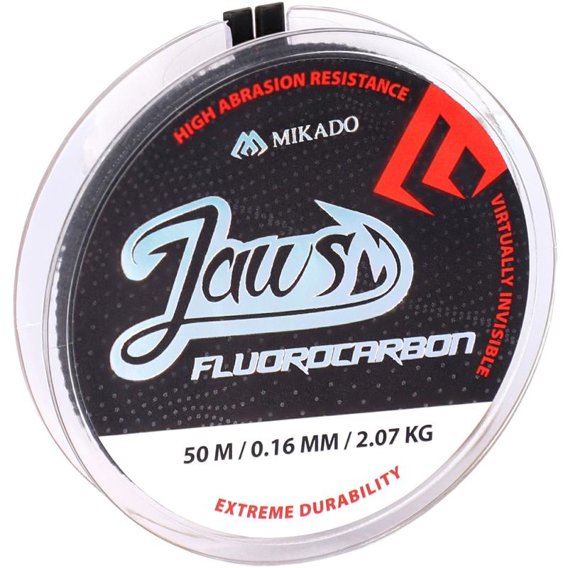 Mikado Fluorocarbon Jaws 0.25mm/5.08Kg/50M
