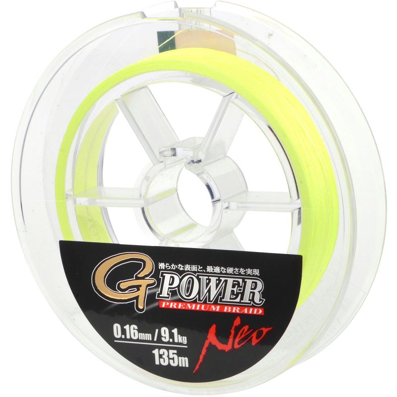Gamakatsu G-Power Prem 135M Fluo-Yellow 0.23Mm