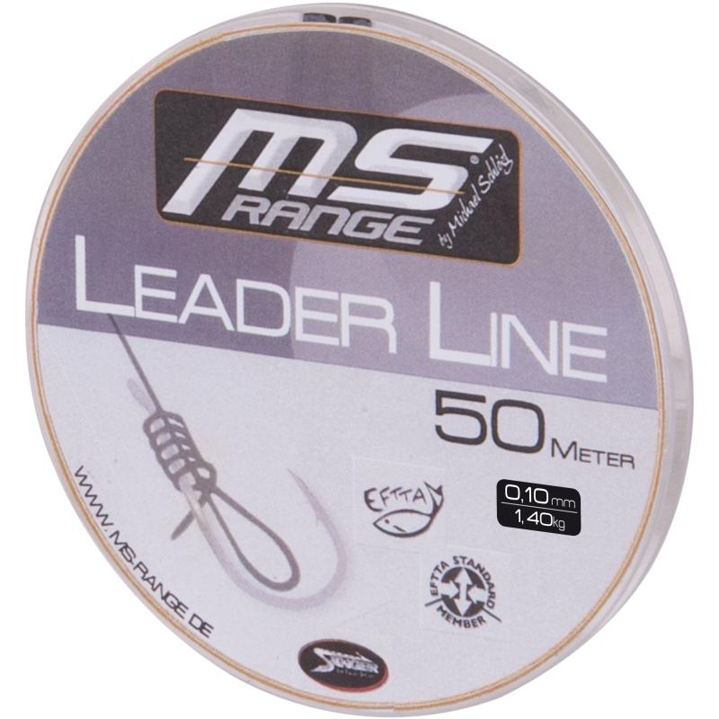 MS Range Vorfach Schnur 0,10mm 50m
