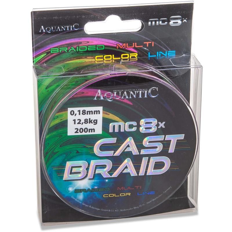 Aquantic MC-8 Cast Braid 0,23mm 200m