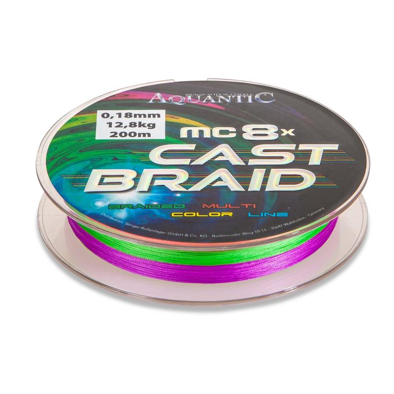 Aquantic MC-8 Cast Braid 0,23mm 200m