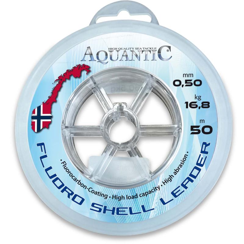 Aquantic Fluoro Shell Leader 0,50mm-50M