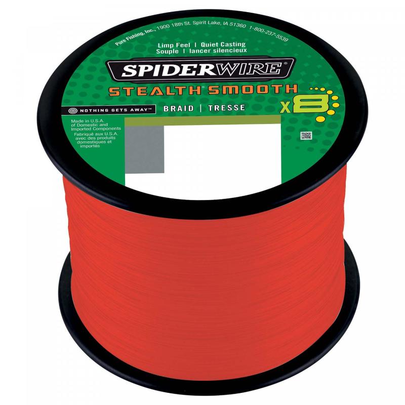 Spiderwire Stealth Smooth8 0.39mm 2000M 46.3K code red
