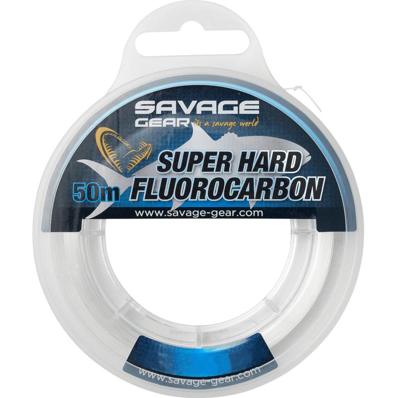 Savage Gear Super Hard Fluorocarbon 50M 0.45Mm 10.70Kg 23.58Lb Clear