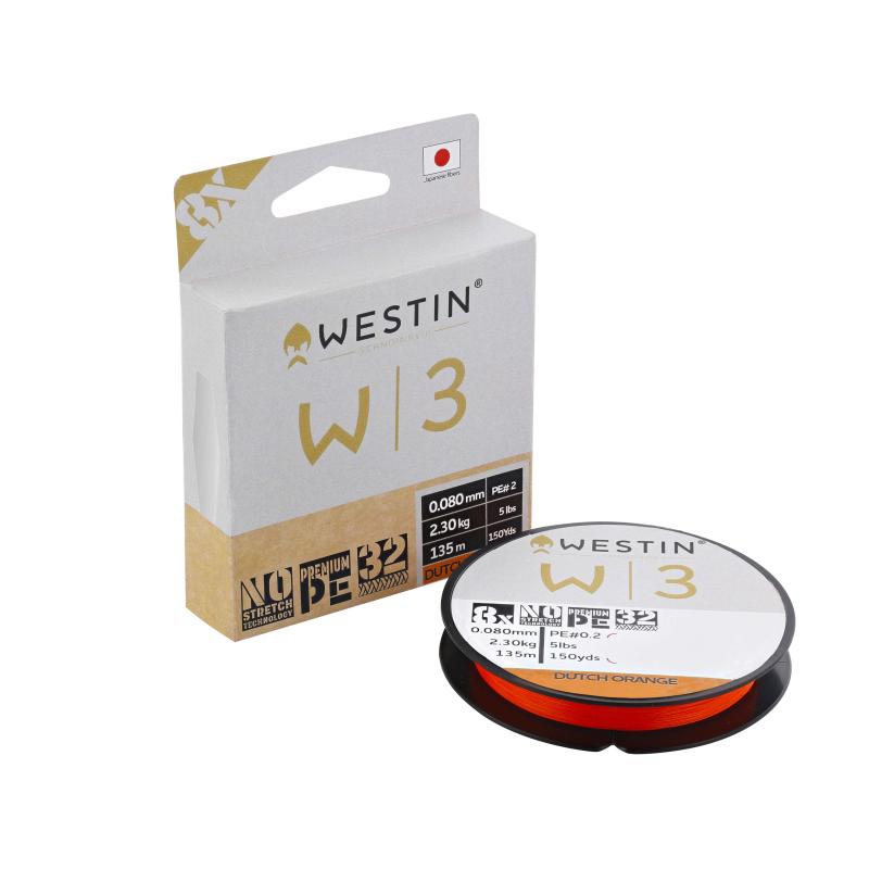 Westin W3 8-Braid Orange 300m 0.285mm 19.4kg