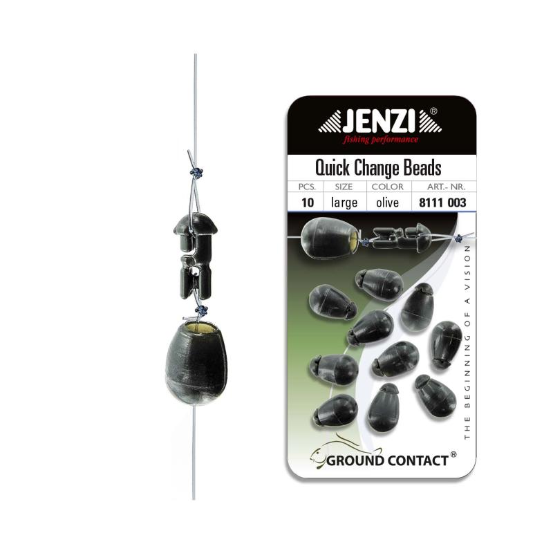 Jenzi Quick Change Beads, System für Vorfächer 9 mm Type Large