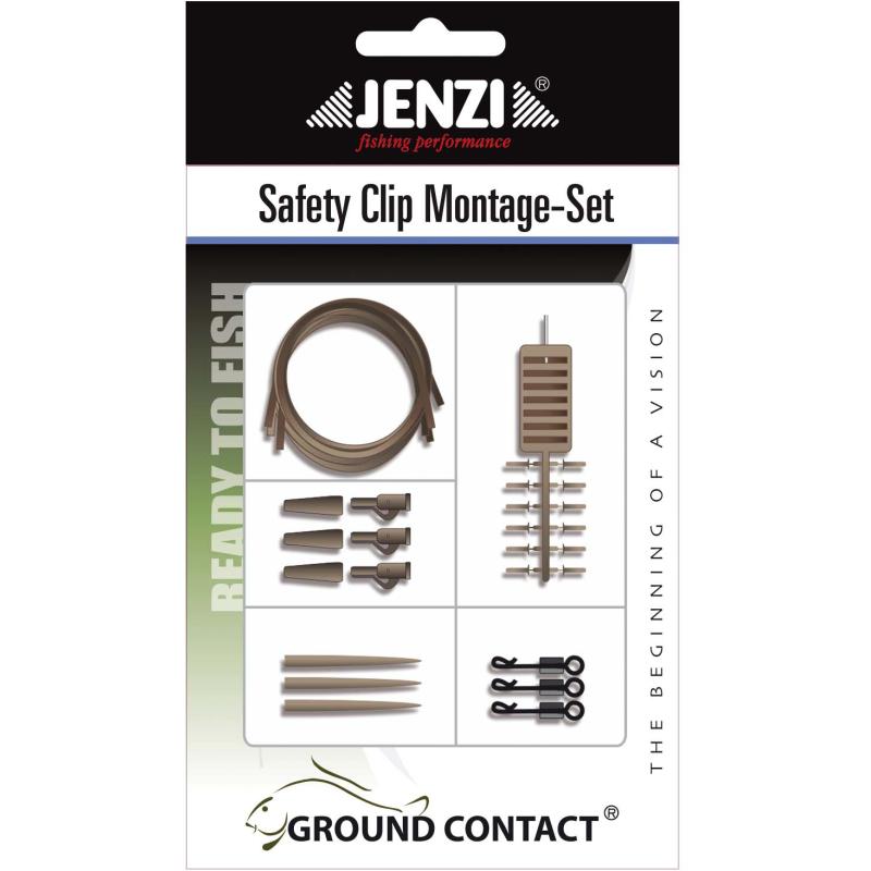 Jenzi Safety Clip Carp-Montage-Set, praktische Komplettmontage