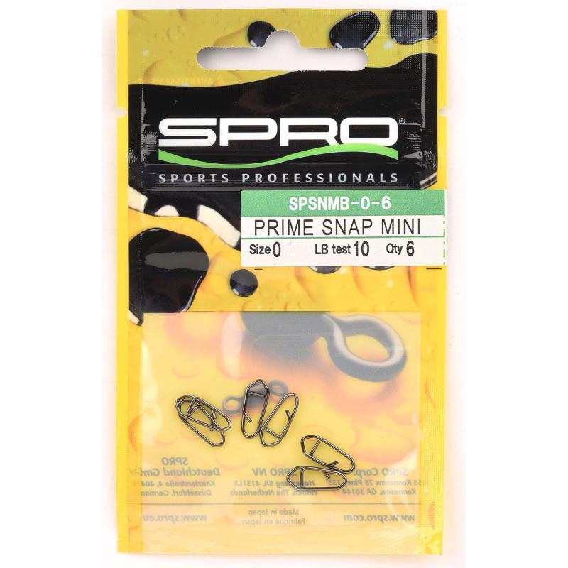 Spro Prime Snap Mini Black Sz0 10Lb