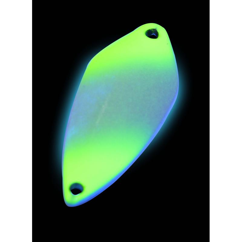 FTM Spoon Tremo 2,3gr. neon gelb lumi/schwarz m. Glitter lumi
