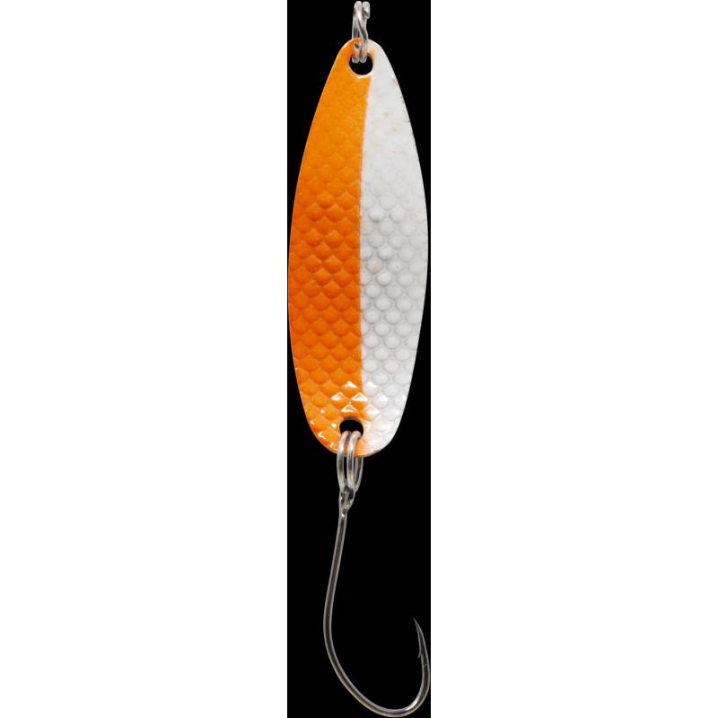 Fishing Tackle Max Spoon Hammer 2,4gr. orange-weiß/schwarz grüner Punkt