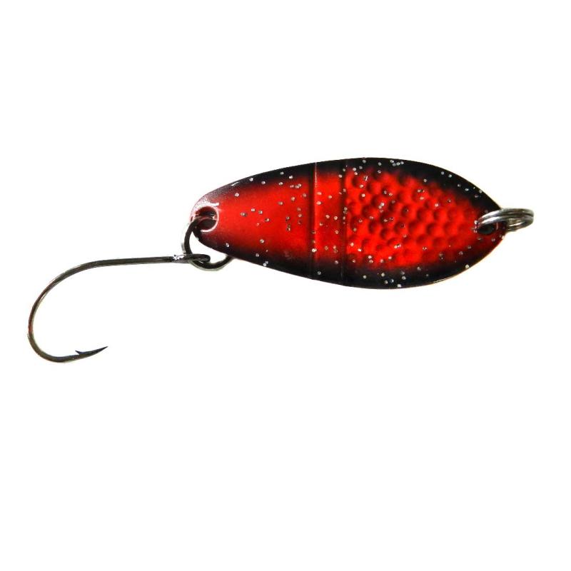 Paladin Trout Spoon Scale 2,9g schwarz rot glitter/silber