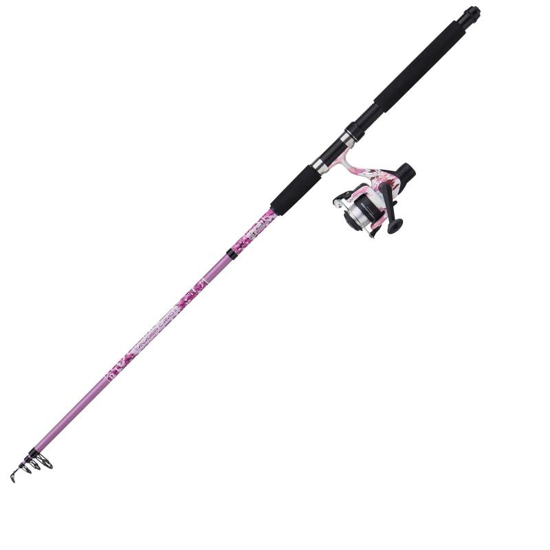 Mitchell Tanager Pink Camo II T210 7-20g Spin Cmb 2,10m