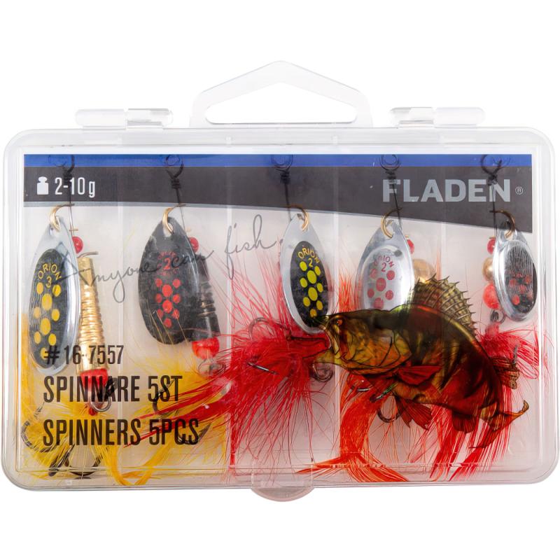 FLADEN Spinner Set 5teilig 2-10g in plastic box