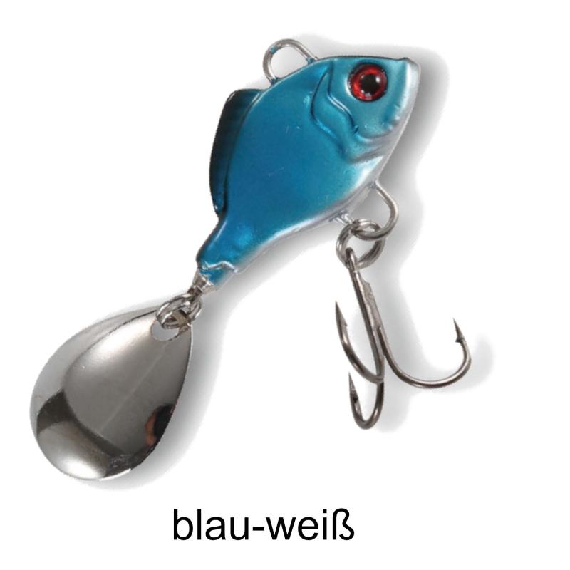 Paladin Double Action Spin blau weiß 28g