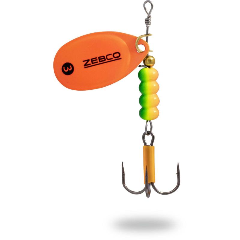 Zebco 9g Trophy Z-Blade No. 4 silber/orange sinkend