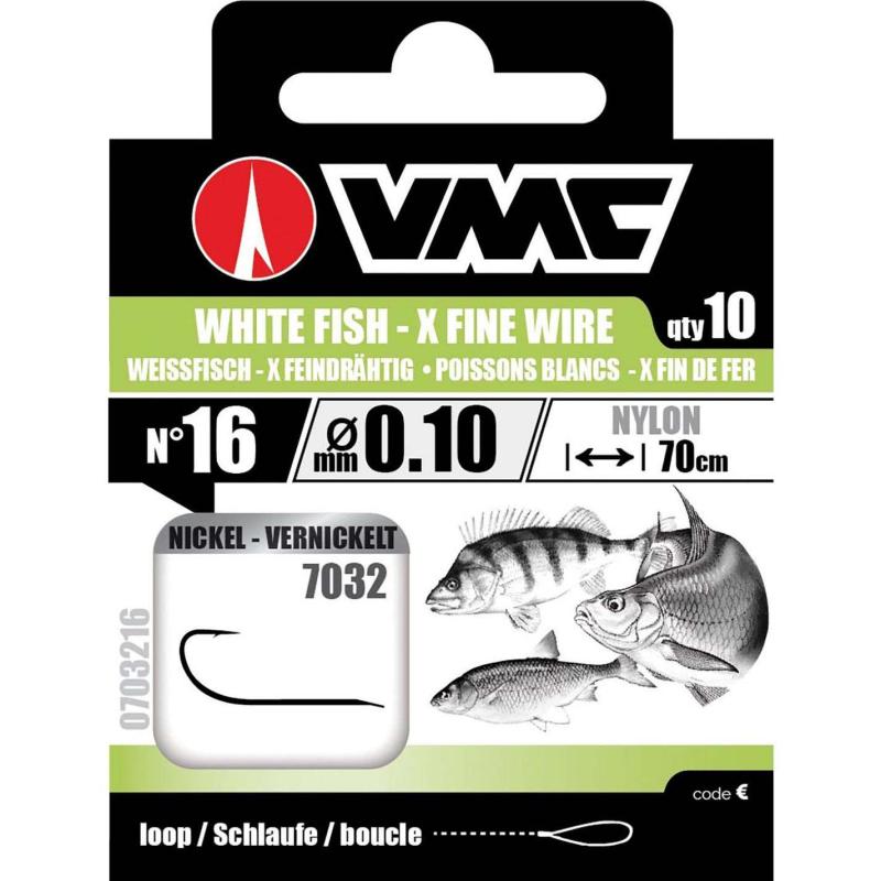 VMC Friedfischhaken 22cm Nylon 0.16 H12