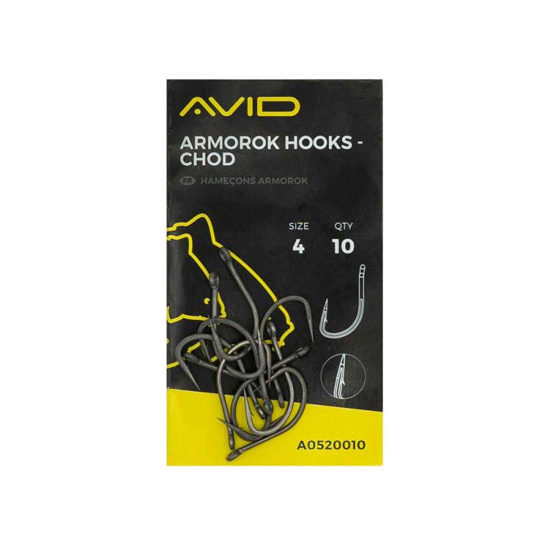 Avid Armorok Hooks - Chod Size 8 Barbless