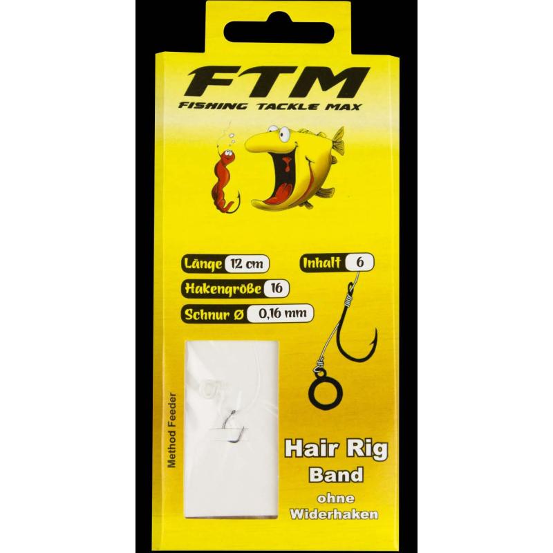 Fishing Tackle Max Hair Rig Band 0,16mm Gr. 16
