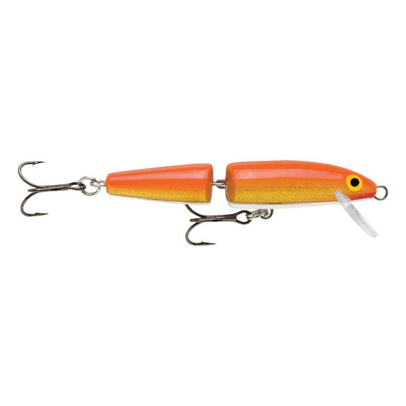 Rapala Jointed Floating 13cm Gold Fluorescent Red 1,20-4,20 m