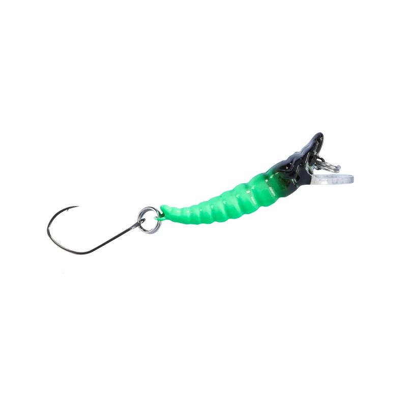 Balzer Trout Attack Mr. Maggot UV leuchtgrün 3,5cm 3g