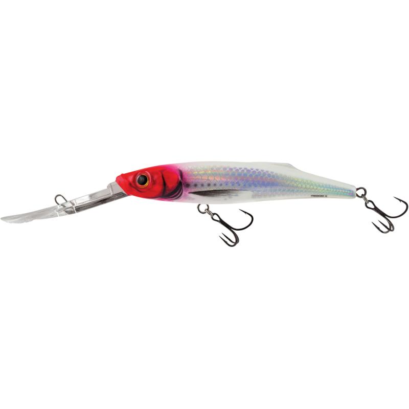 Salmo Freediver Super Deep Runner 9cm Holographic Red Head -