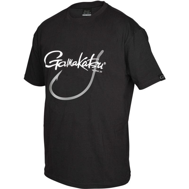 Gamakatsu T-Shirt Worm 39 Black M