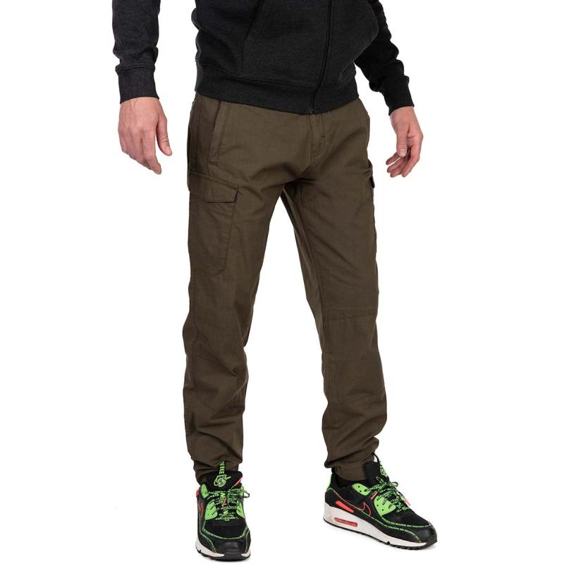 Fox Collection LW Cargo Trouser - Green / Black - L