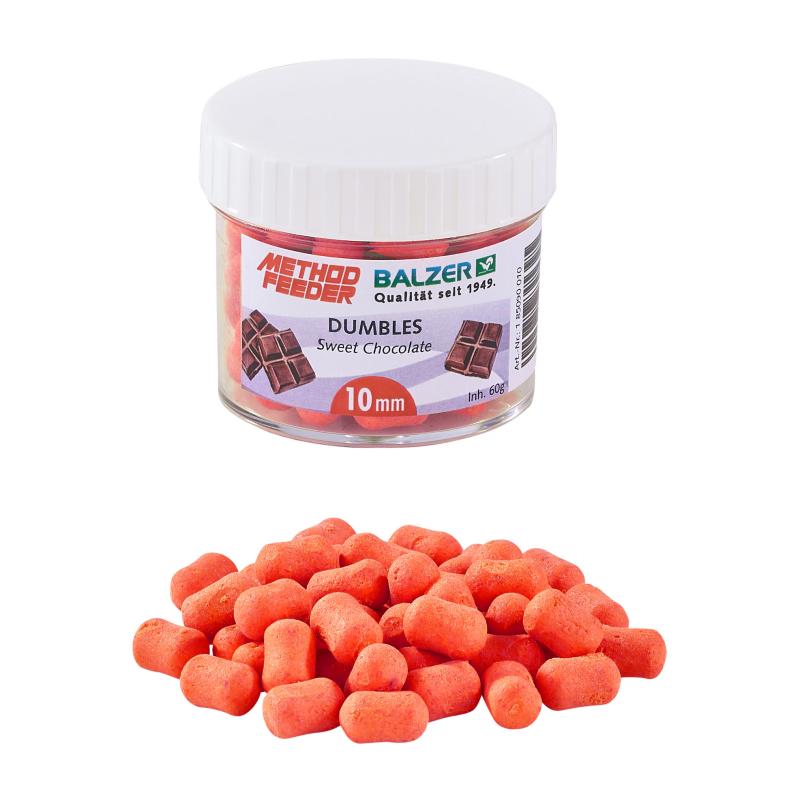 Balzer Method Feeder Dumbbells 10mm orange-sweet chocolate 60g