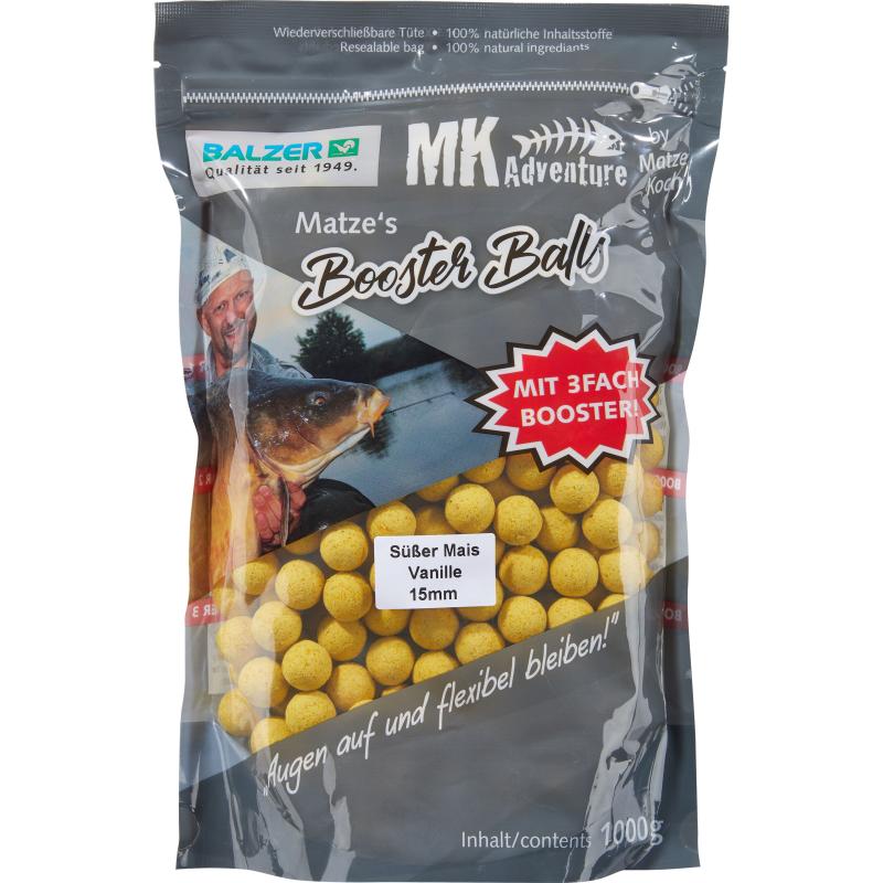 Balzer MK Booster Balls 20mm Süßer Mais/Vanille