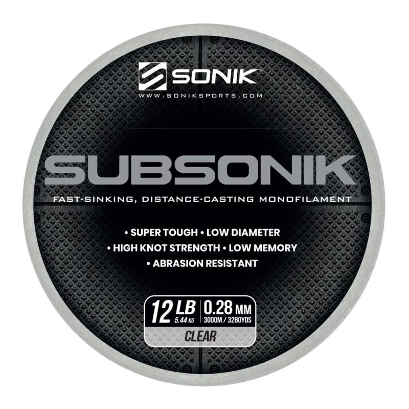 Sonik SUBSONIK CLEAR 12LB 3000m 0.28mm