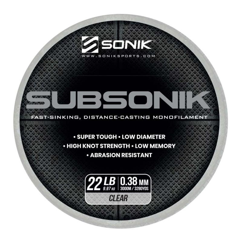 Sonik SUBSONIK CLEAR 22LB 3000m 0.38mm