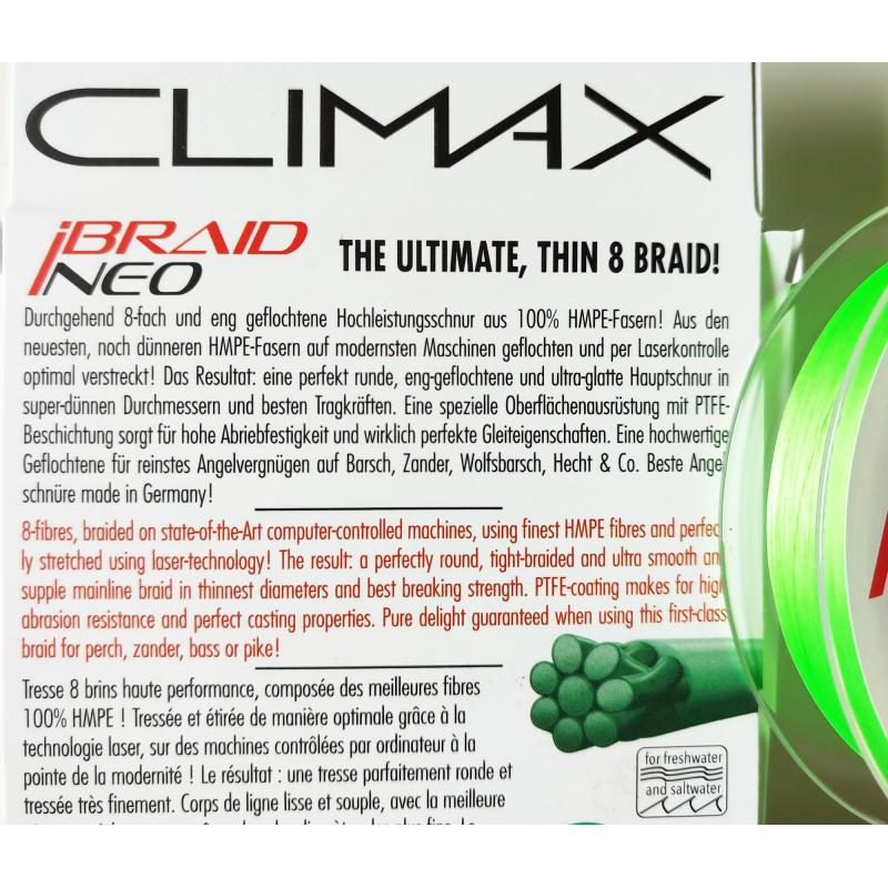 Climax iBraid NEO fluo-red 135m 0,14mm