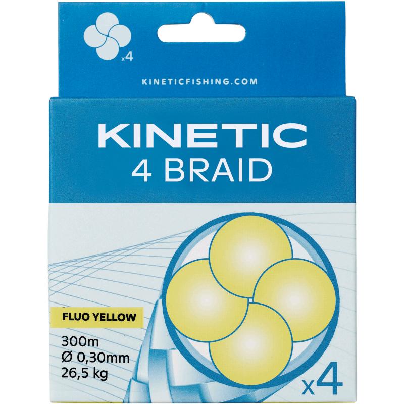 Kinetic 4 Braid 300m 0,30mm/26,5kg Dusty Green